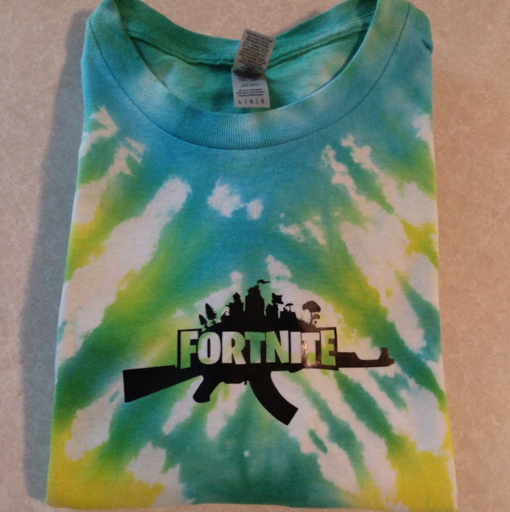 Fortnite Tie Dye Tee Shirt